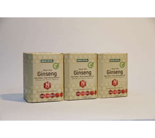 AKSUVİTAL ARISÜTÜ-GİNSENG-ARI POLENİ-HAM BAL KARIŞIMI